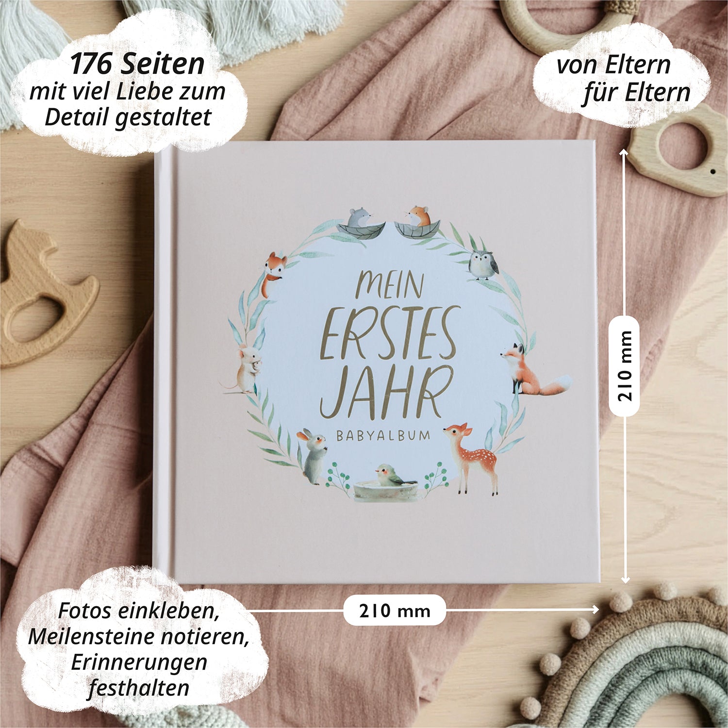 Babyalbum Premium Rosa