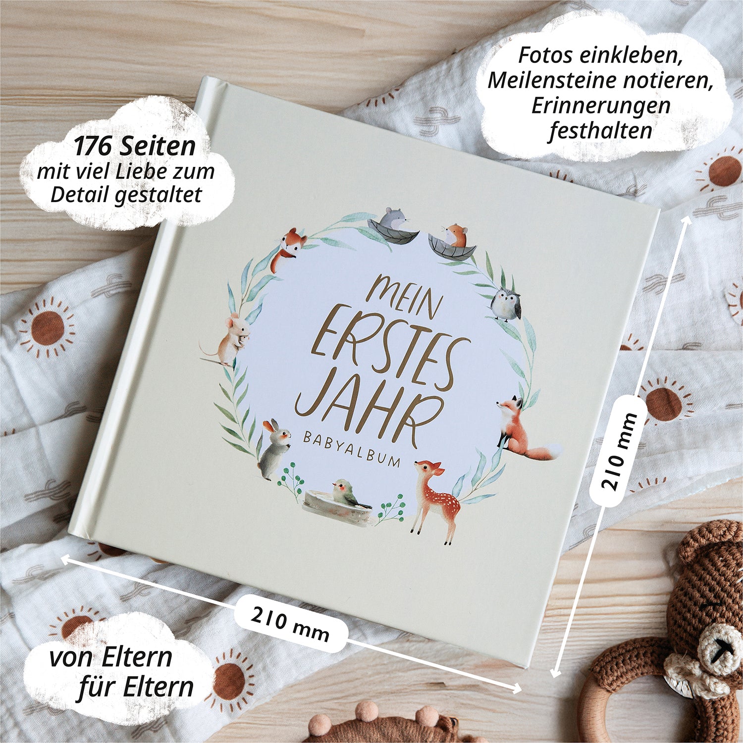 Babyalbum Premium Natur