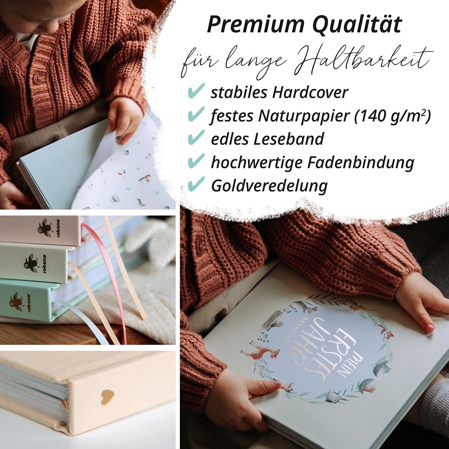 Babyalbum Premium Natur