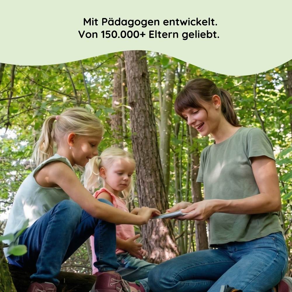 Entdecker Mikroskop für Kinder + Gratis Kartenspiel