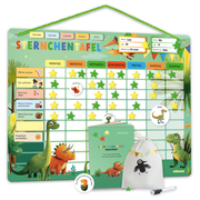 Belohnungstafel für Kinder Dino
