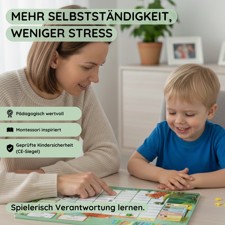 Belohnungstafel für Kinder Dino