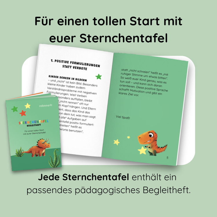 Belohnungstafel für Kinder Dino