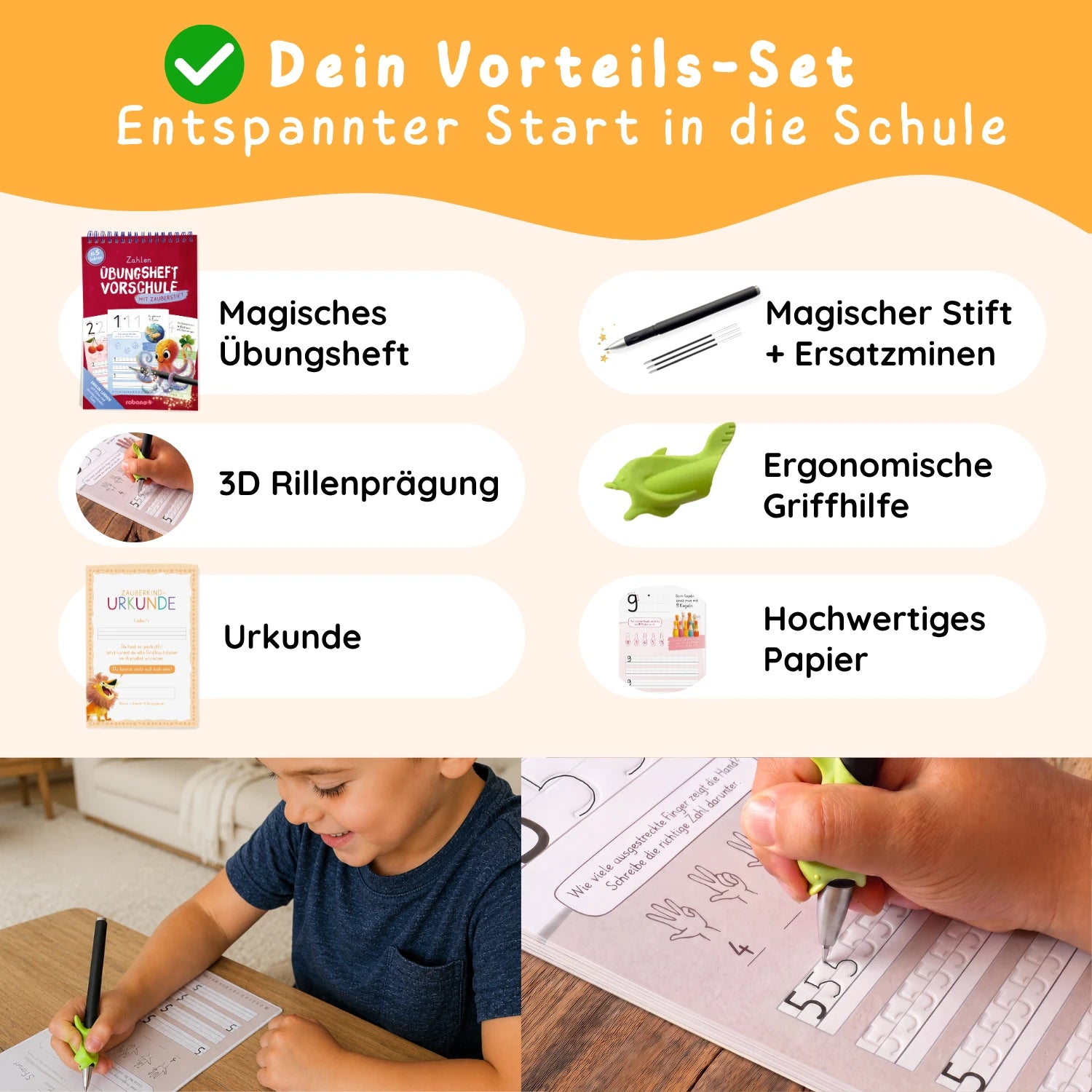 Magische Schreiblernhefte - Zahlen