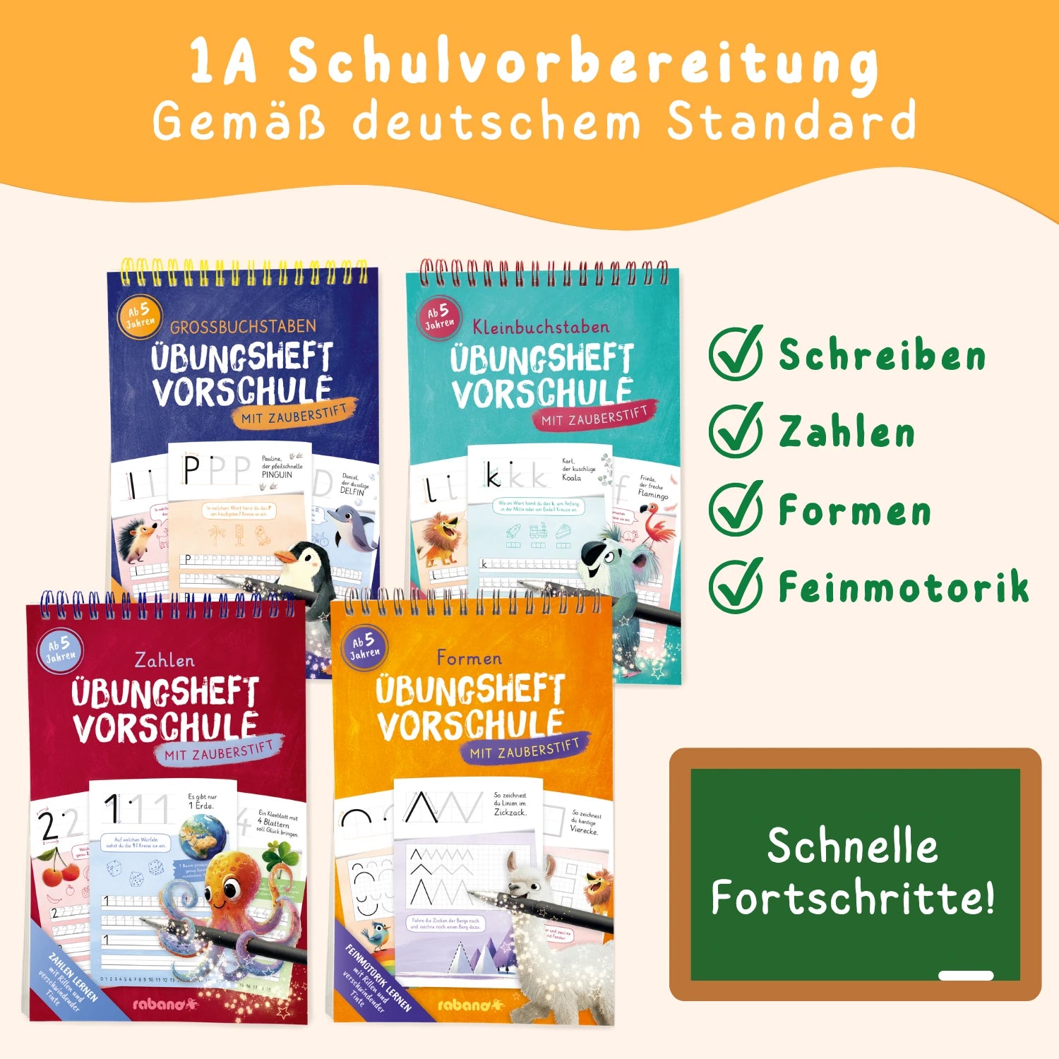 Magische Schreiblernhefte - Zahlen