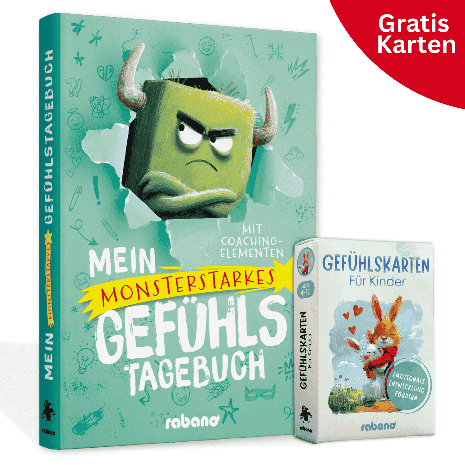 Gefühlstagebuch & Karten für Kinder