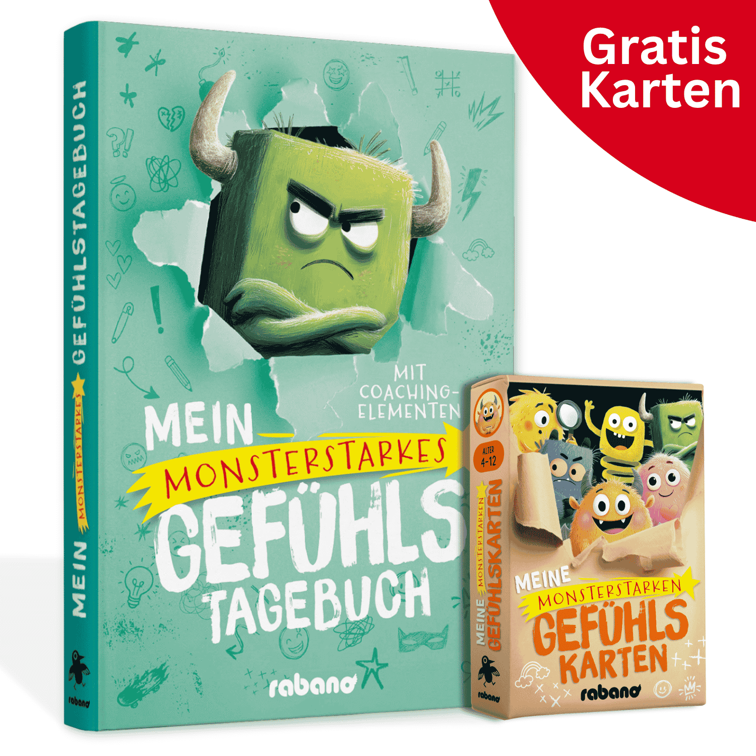 Gefühlstagebuch & Karten für Kinder