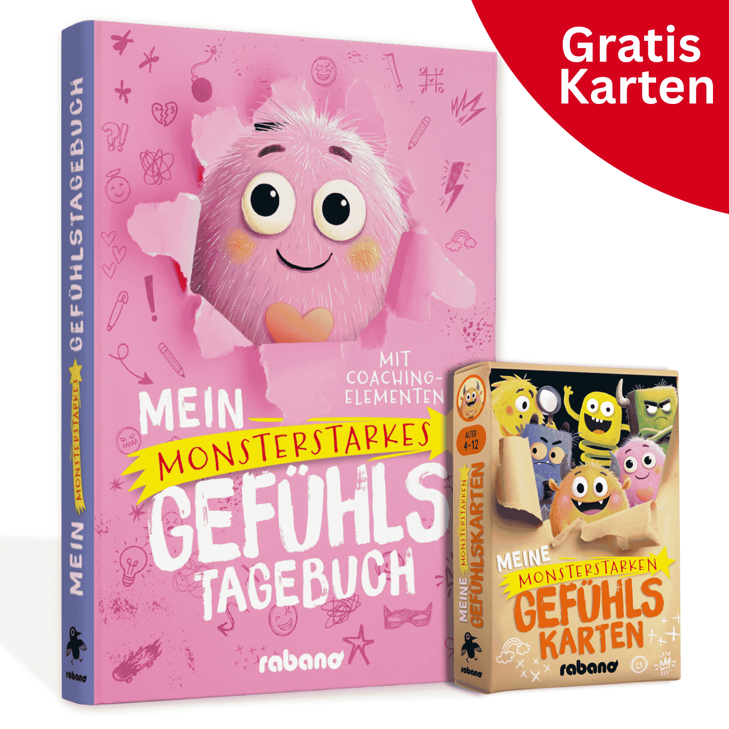 Gefühlstagebuch & Karten für Kinder