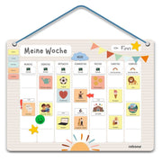 Wochenplaner für Kinder Natur
