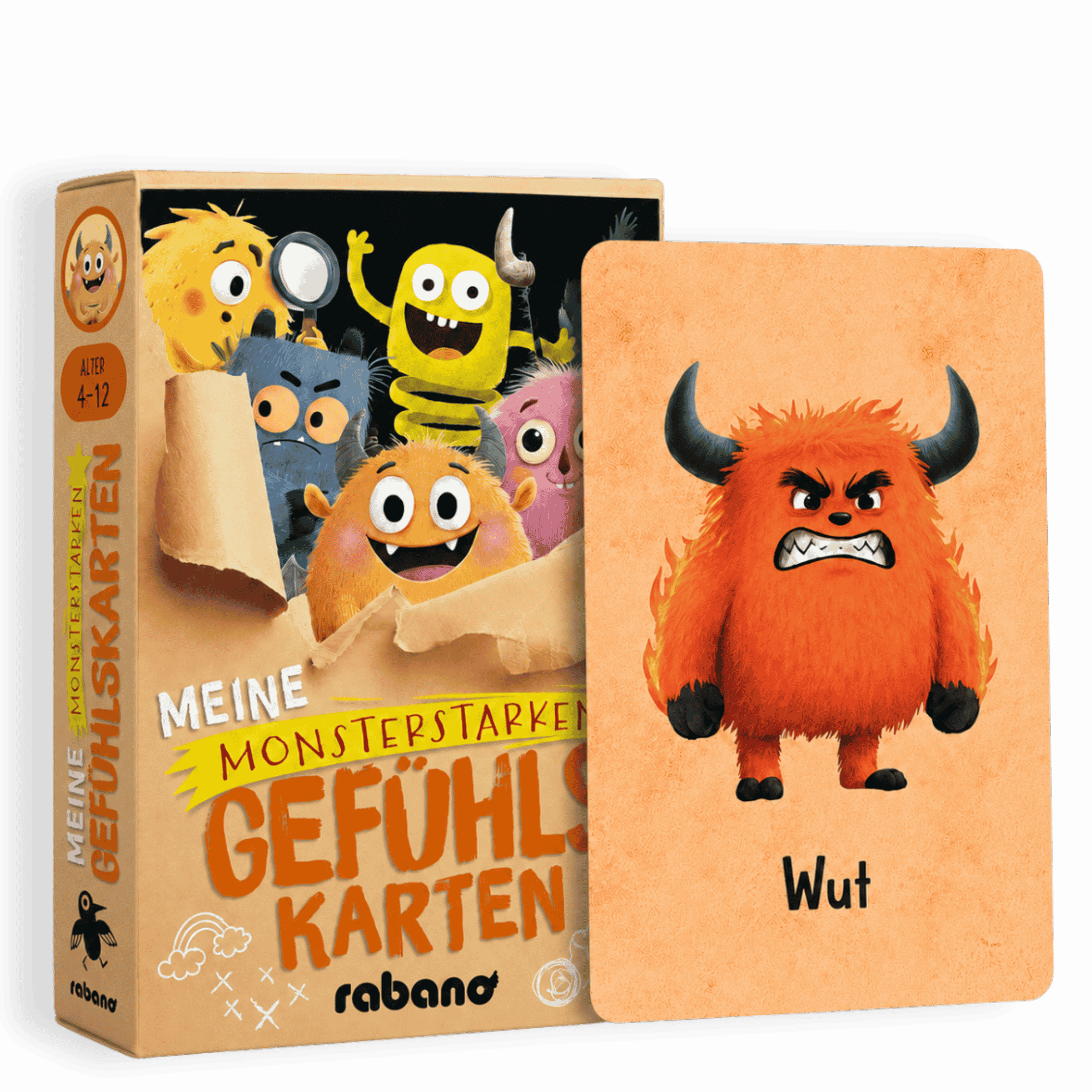 Gefühlskarten für Kinder - Monsterchen