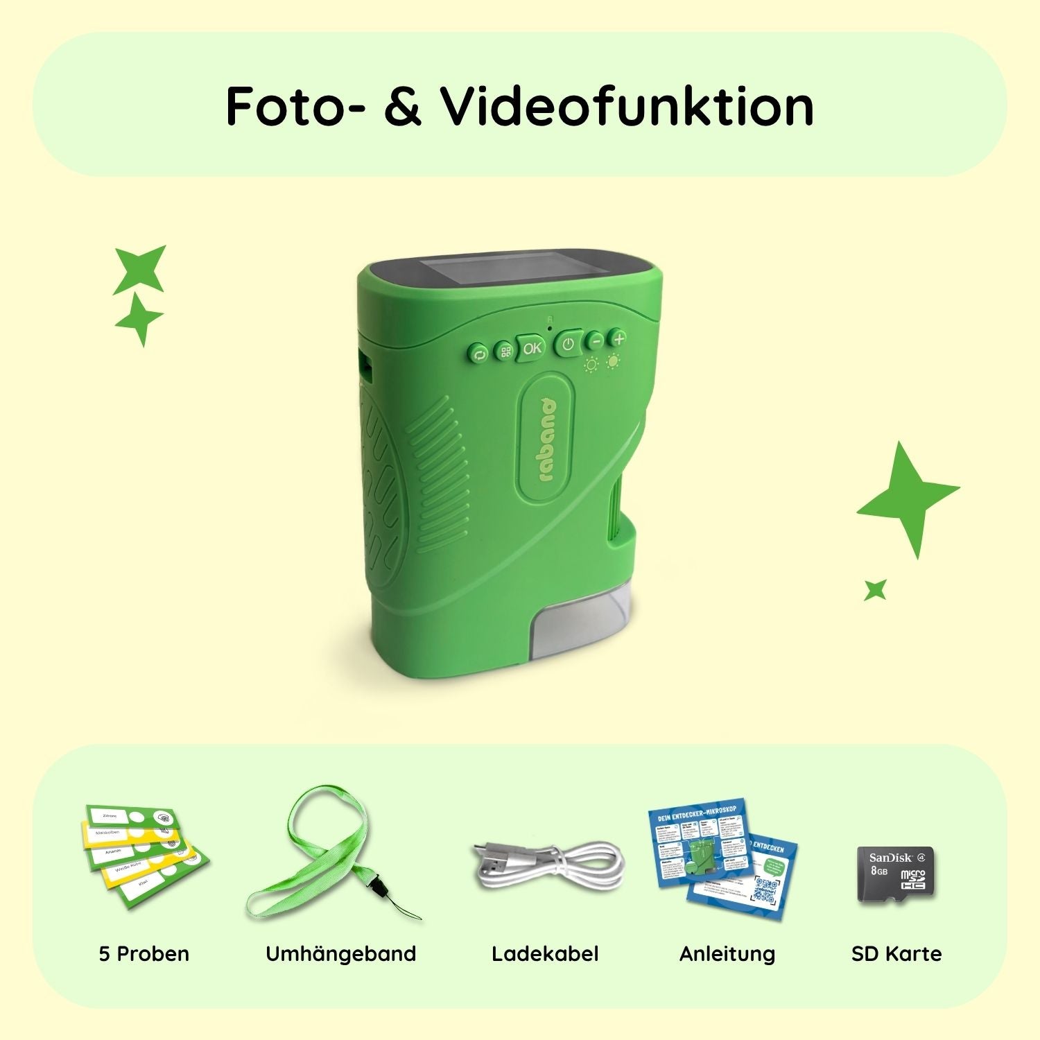 Rabano Entdecker Mikroskop für Kinder