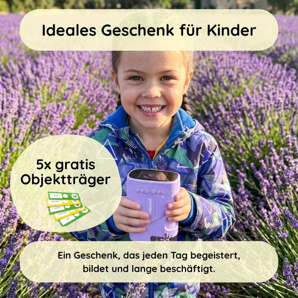 Rabano Entdecker Mikroskop für Kinder - Lila