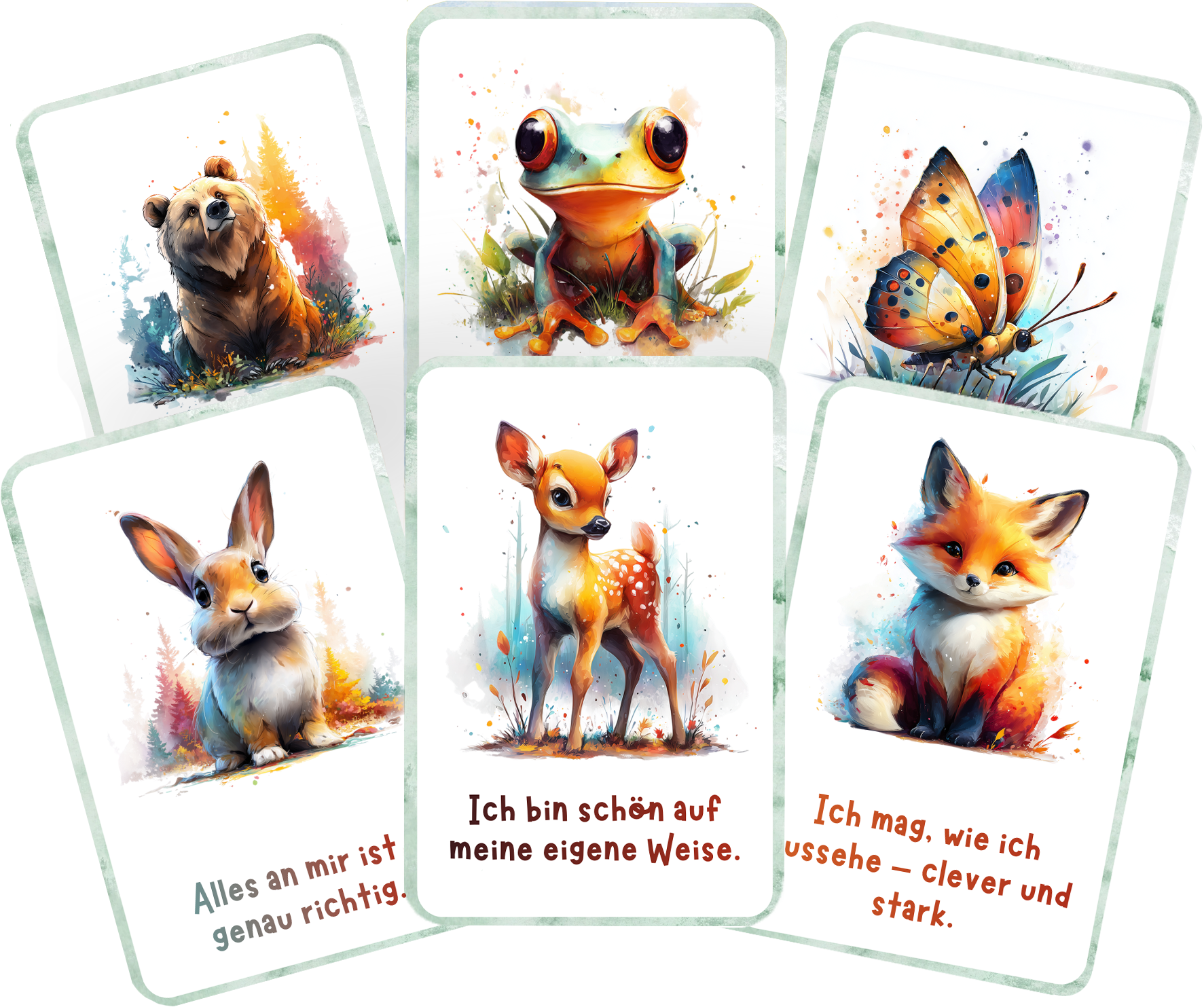 Affirmationen aus dem Wald
