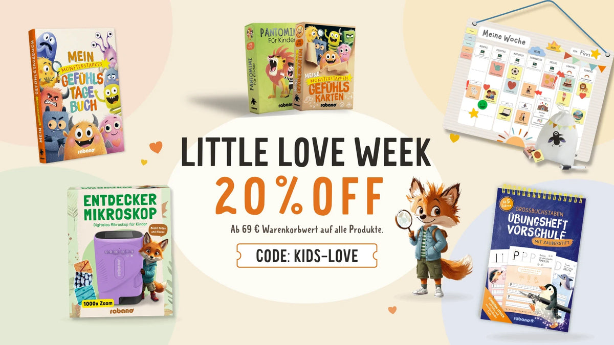 Little Love Week - 20 % Rabatt ab 69 Euro Warenkorbwert, Code KIDS-LOVE