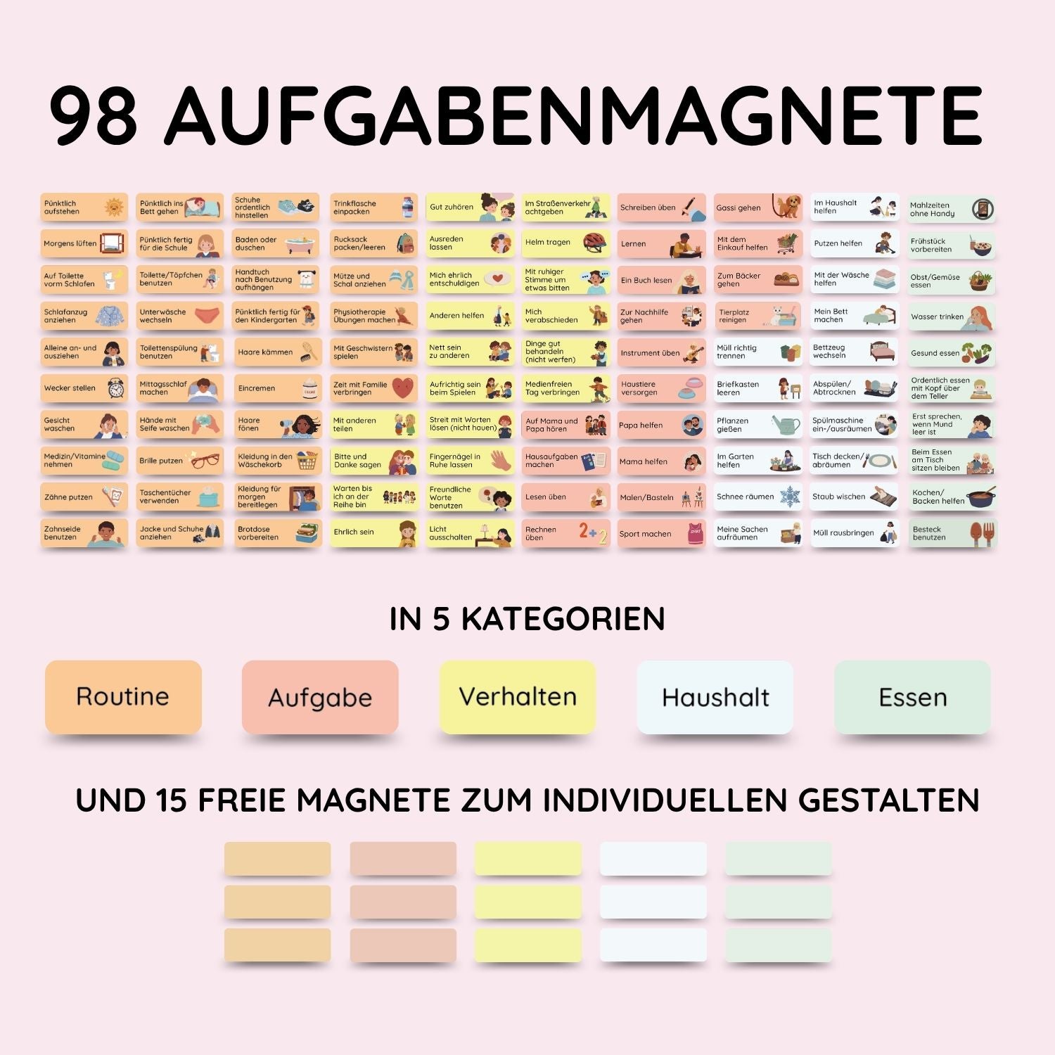 Belohnungstafel für Kinder Einhorn