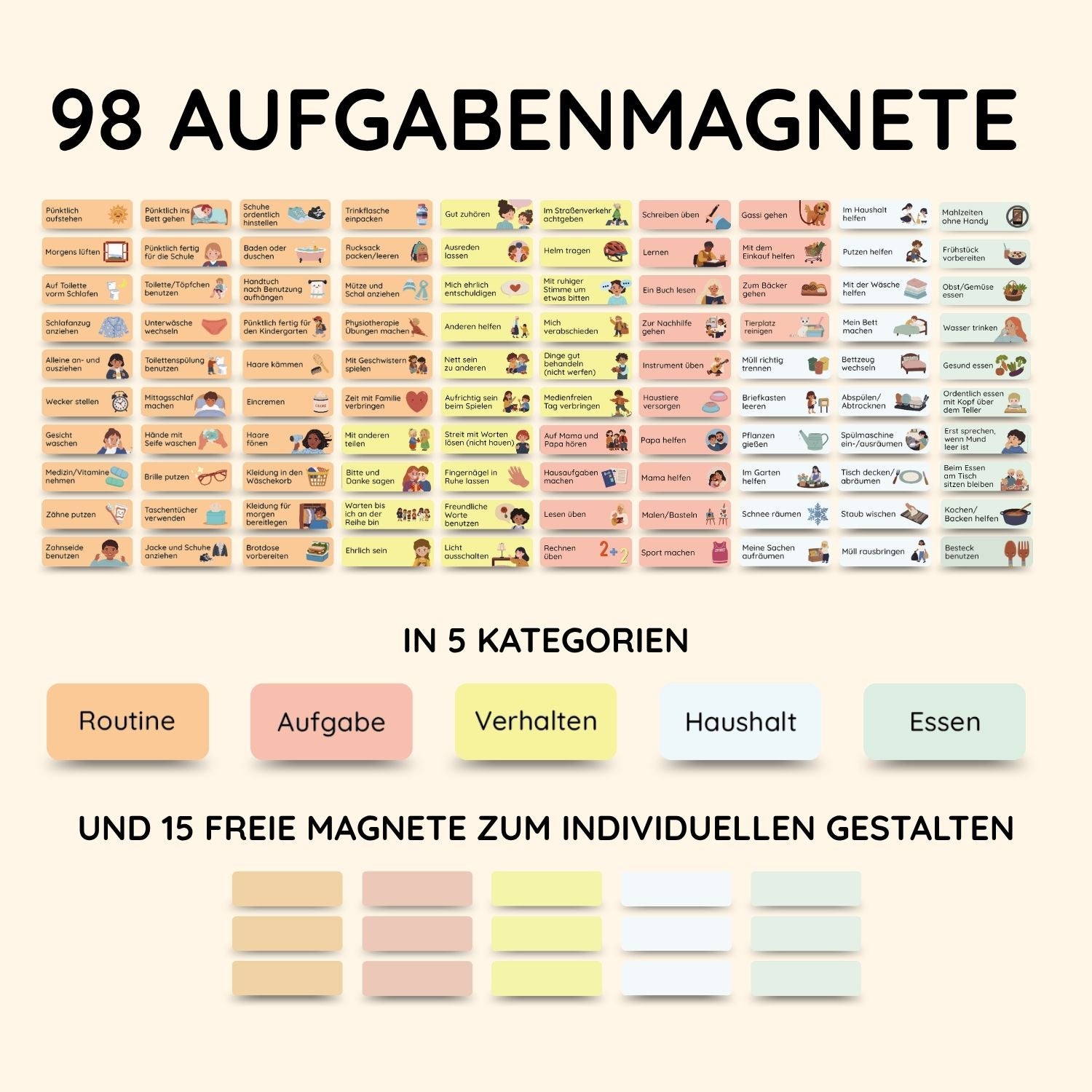 Belohnungstafel für Kinder Safari